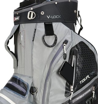 Big Max Dri Lite V-4 Cartbag, grau/schwarz