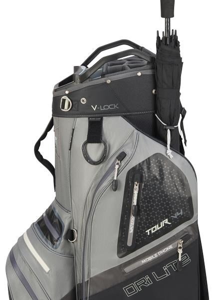 Big Max Dri Lite V-4 Cartbag, grau/schwarz