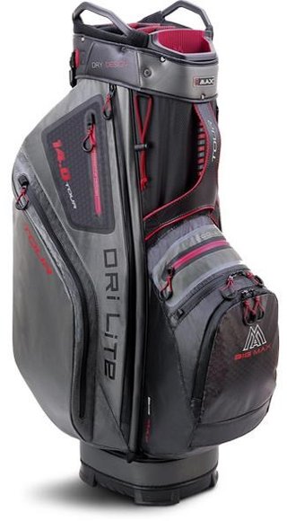 Big Max Dri Lite Tour Cartbag, schwarz/grau/merlot