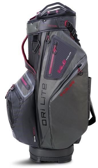 Big Max Dri Lite Tour Cartbag, schwarz/grau/merlot