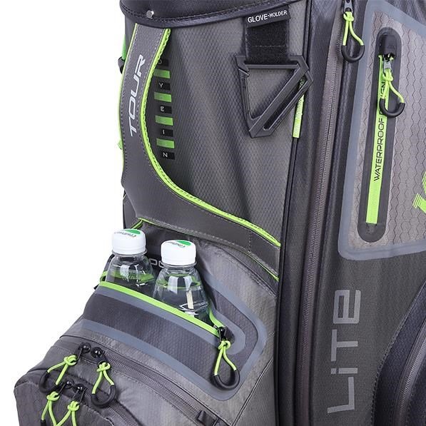 Big Max Dri Lite Tour Cartbag, grau/schwarz/limette