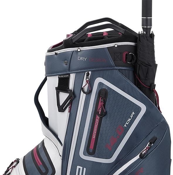 Big Max Dri Lite Tour Cartbag, white/blueberry/merlot