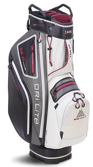 Big Max Dri Lite Tour Cartbag, weiss/grau/schwarz/merlot
