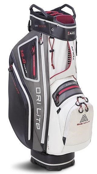 Big Max Dri Lite Tour Cartbag, weiss/grau/schwarz/merlot