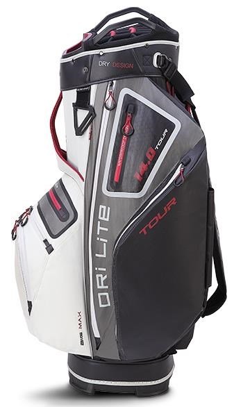 Big Max Dri Lite Tour Cartbag, weiss/grau/schwarz/merlot