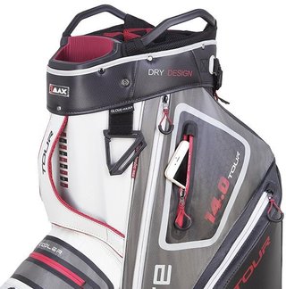 Big Max Dri Lite Tour Cartbag, weiss/grau/schwarz/merlot