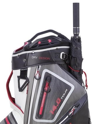 Big Max Dri Lite Tour Cartbag, weiss/grau/schwarz/merlot
