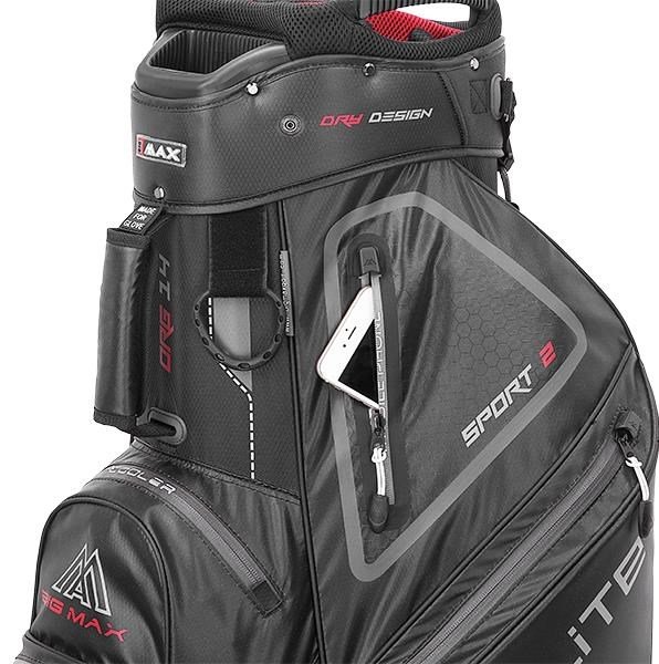 Big Max Dri Lite Sport 2 Cartbag, schwarz
