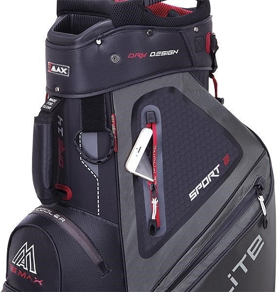 Big Max Dri Lite Sport 2 Cartbag, schwarz/grau