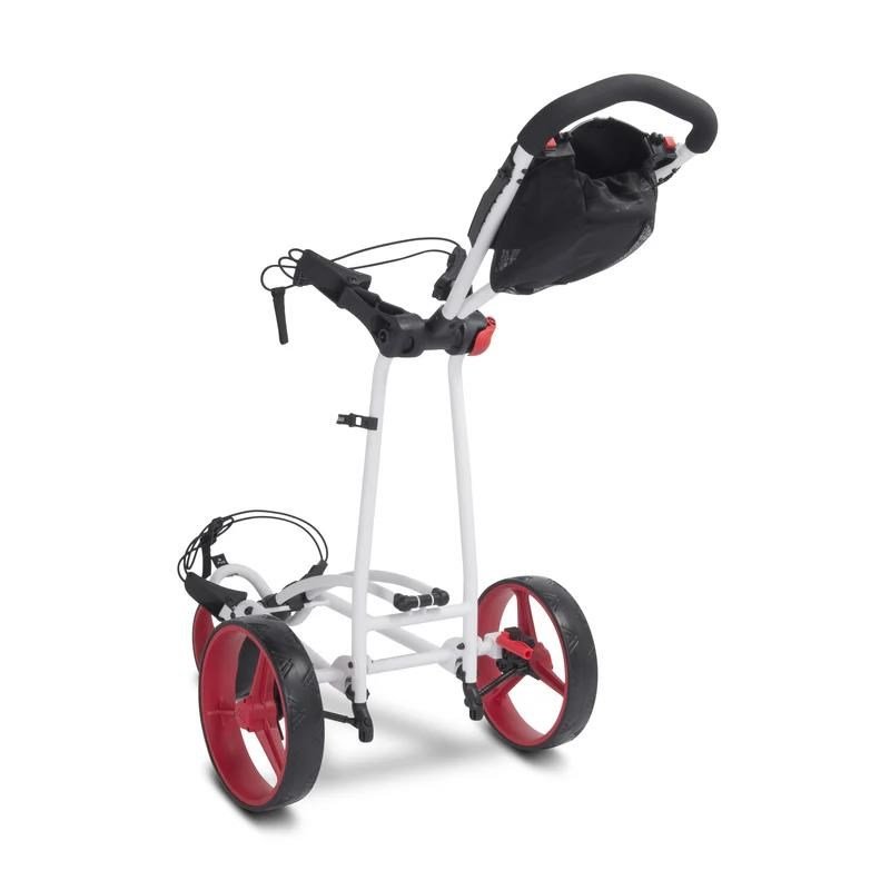 Big Max Autofold FF Golf Trolley, weiss/rot