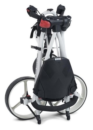 Big Max Autofold FF Golf Trolley, weiss/rot