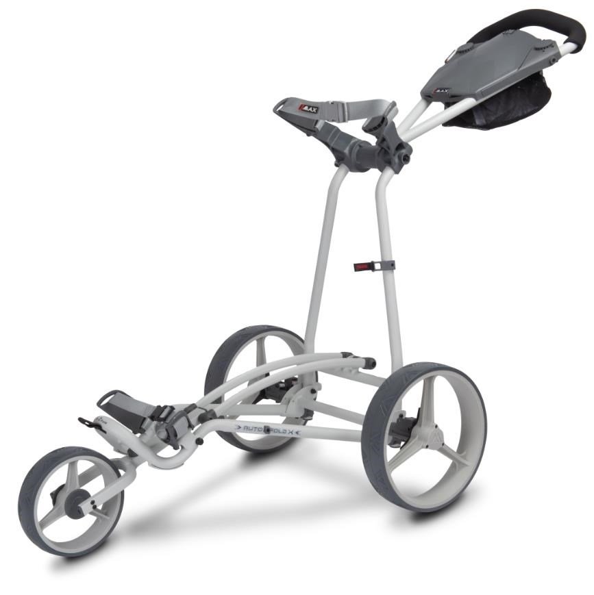 Big Max Autofold X manueller Trolley, grau-anthrazit