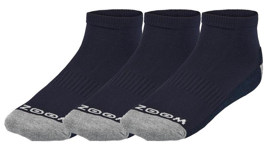 Zoom Crew Damen Socken, 3Paar, dunkelblau