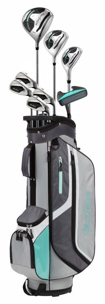 MacGregor CG3000 Damen Golfset, Graphit, cart bag