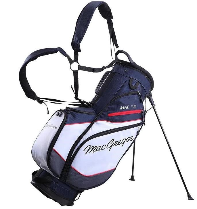 MacGregor MAC 7.0 Standbag, dunkelblau/weiss/rot