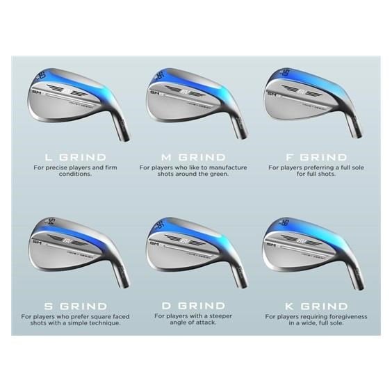 Titleist SM9 Tour Chrome Damen Wedge, Graphit