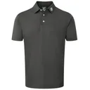 FootJoy Stretch Pique Solid Athletic Fit Herren Poloshirt, charcoal
