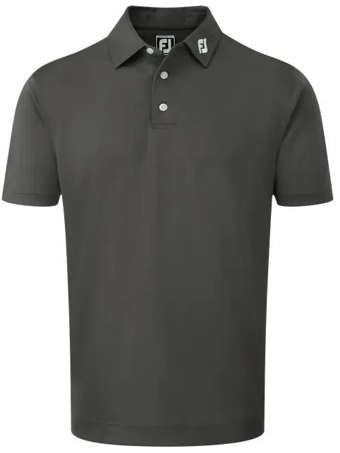 FootJoy Stretch Pique Solid Athletic Fit Herren Poloshirt, charcoal