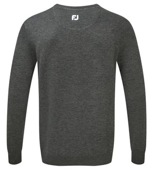 FootJoy Wool Blend V-Neck Herren Pullover, dunkelgrau