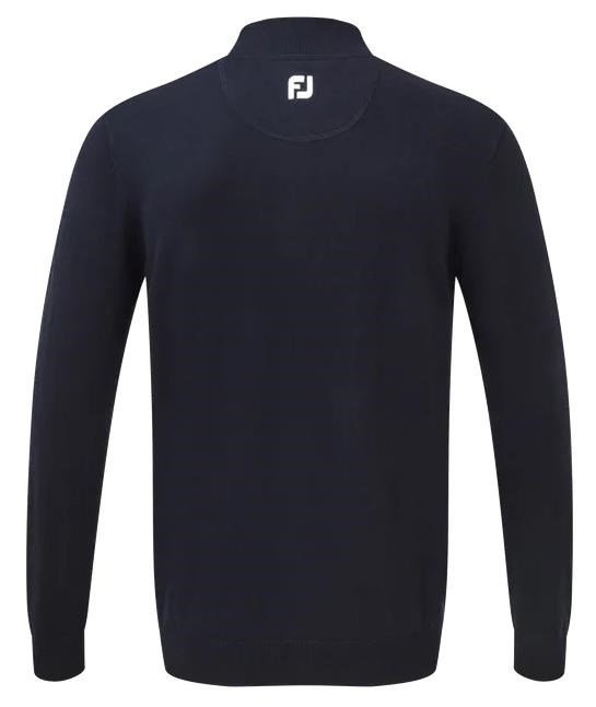 FootJoy Wool Blend 1/2 Zip Herren Pullover, dunkelblau