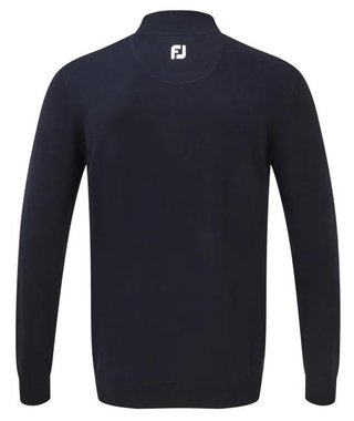 FootJoy Wool Blend 1/2 Zip Herren Pullover, dunkelblau