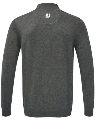 FootJoy Wool Blend 1/2 Zip Herren Pullover, grau