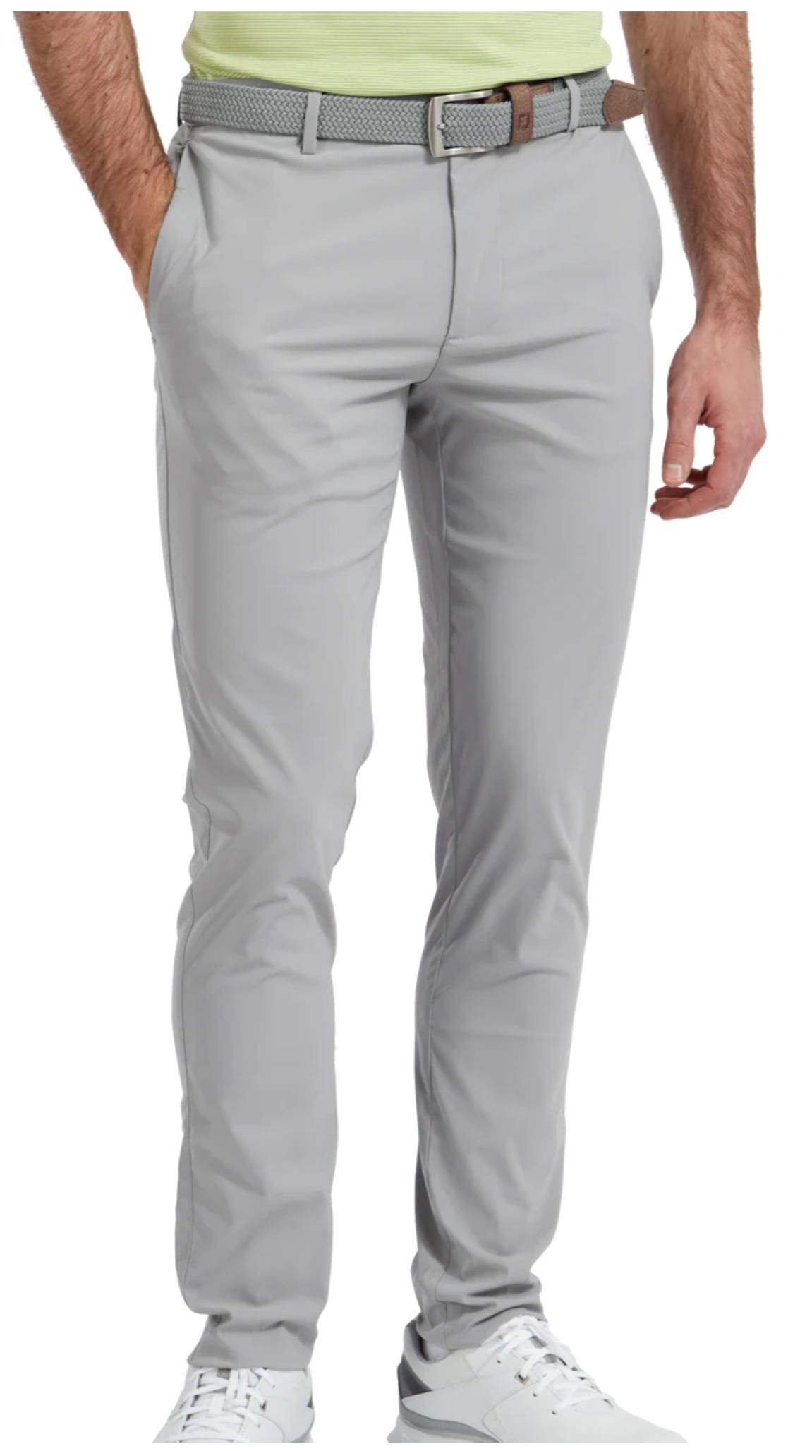 FootJoy Performance Tapered Slim Fit Herren Golfhose, grau