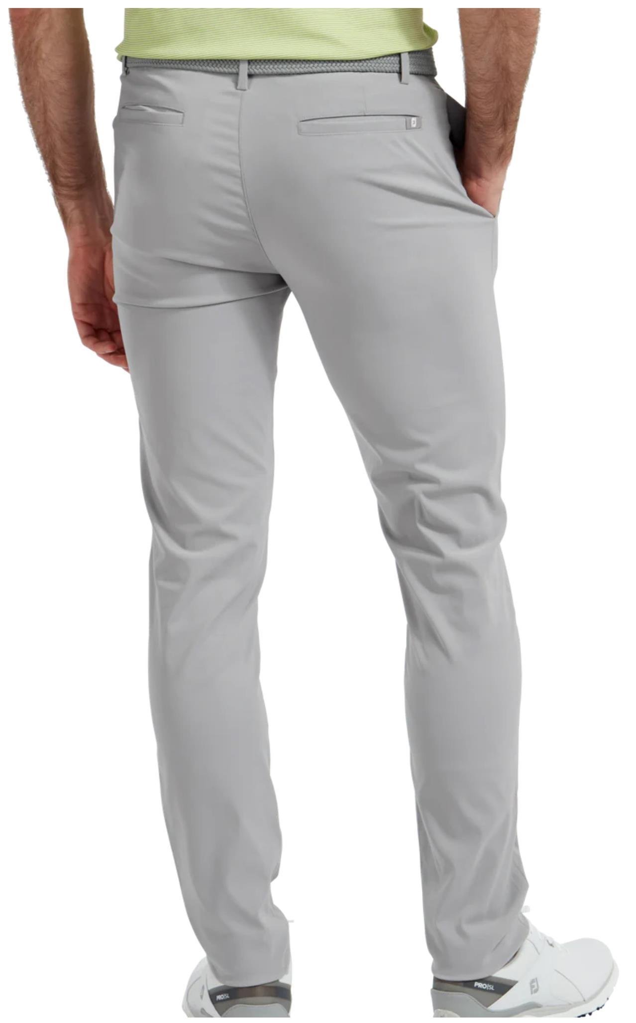 FootJoy Performance Tapered Slim Fit Herren Golfhose, grau