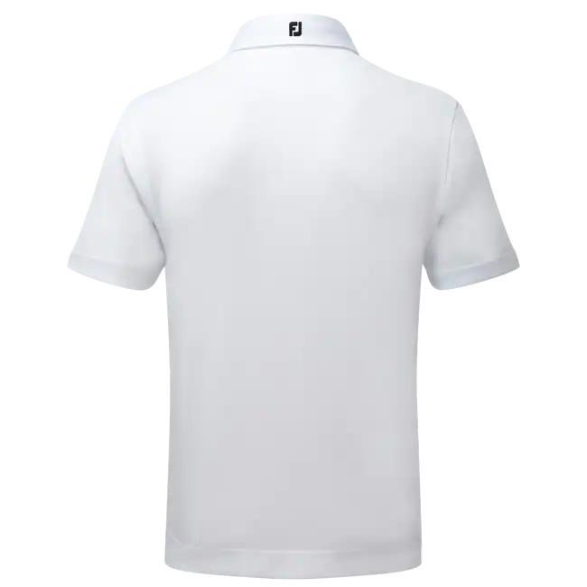 FootJoy Stretch Pique Solid Herren Poloshirt, weiss