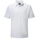 FootJoy Stretch Pique Solid Herren Poloshirt, weiss