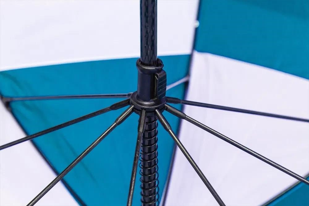 Longridge Dual Canopy Regenschirm 60", blau/weiß