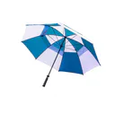 Longridge Dual Canopy Regenschirm 60", blau/weiß