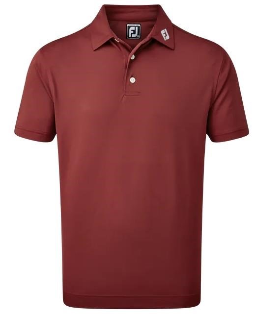 FootJoy Stretch Pique Solid Athletic Fit, maroon