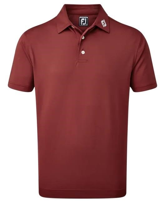 FootJoy Stretch Pique Solid Athletic Fit, maroon