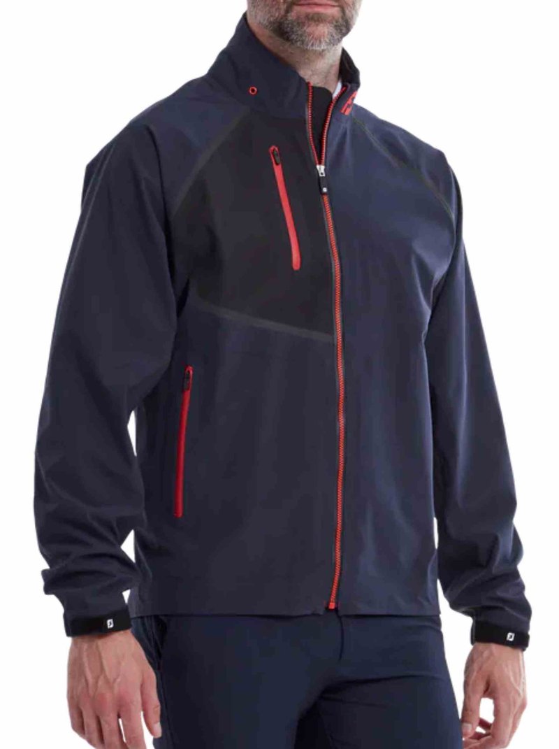 FootJoy Hydrotour Waterproof Herrenjacke, dunkelblau/schwarz