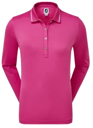 FootJoy Thermal Long Sleeved Damen Poloshirt, rosa