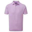 FootJoy Stretch Pique Solid Athletic Fit Herren Poloshirt, Lavendel