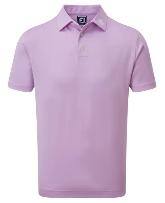 FootJoy Stretch Pique Solid Athletic Fit Herren Poloshirt, Lavendel