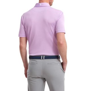 FootJoy Stretch Pique Solid Athletic Fit Herren Poloshirt, Lavendel