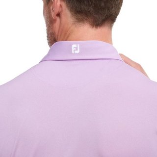 FootJoy Stretch Pique Solid Athletic Fit Herren Poloshirt, Lavendel