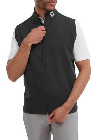 FootJoy Full-Zip Knit Herren Weste, schwarz