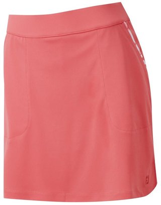 FootJoy Interlock Watercolour Trim Golfrock, bright coral