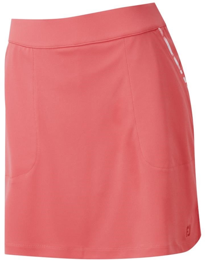 FootJoy Interlock Watercolour Trim Golfrock, bright coral