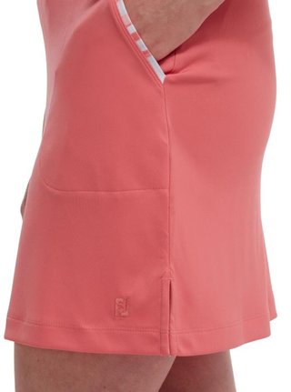 FootJoy Interlock Watercolour Trim Golfrock, bright coral