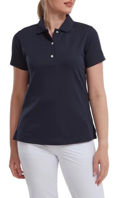 FootJoy Stretch Pique Solid Damen Poloshirt, dunkelblau