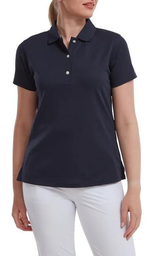 FootJoy Stretch Pique Solid Damen Poloshirt, dunkelblau