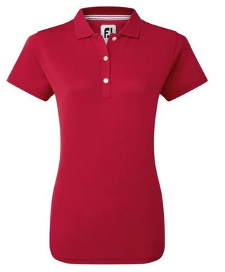 FootJoy Stretch Pique Solid Damen Poloshirt, rot