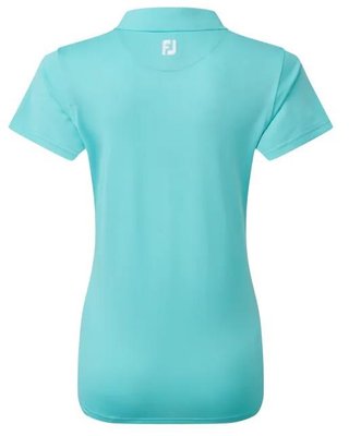 FootJoy Stretch Pique Solid Damen Poloshirt, aqua