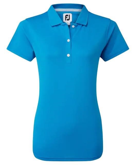 FootJoy Stretch Pique Solid Damen Poloshirt, cobalt