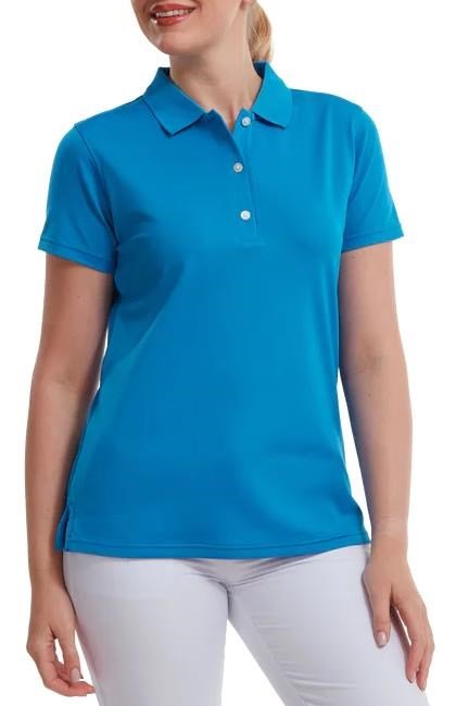 FootJoy Stretch Pique Solid Damen Poloshirt, cobalt